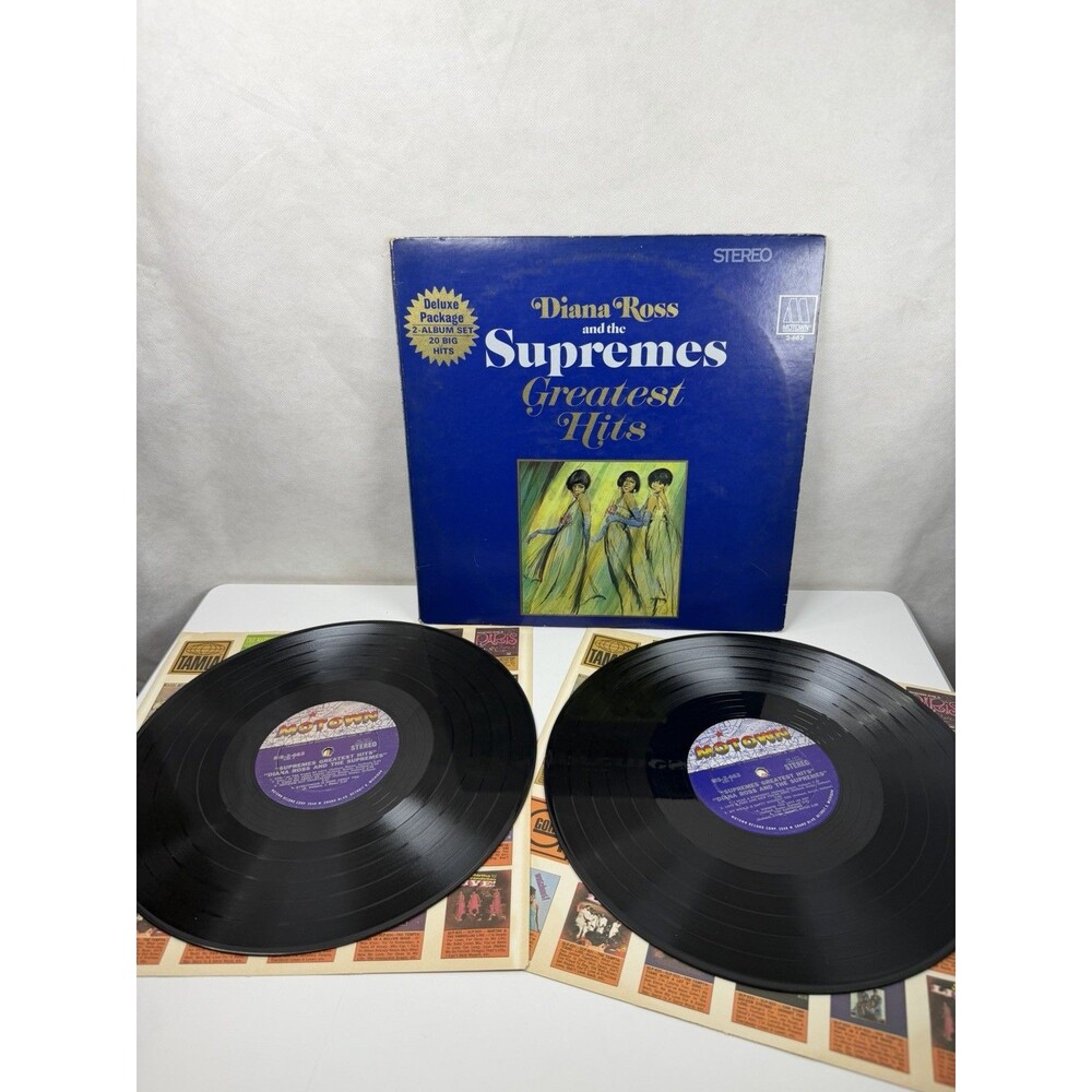Diana Ross And The Supremes Greatest Hits 2 x Vinyl, Stereo LP, Motown MS2-663